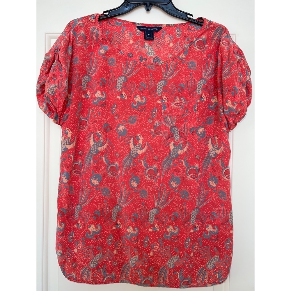French Connection Silk Top - Size 8